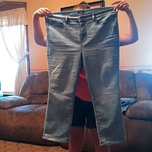 NYDJ Light Blue Straight Leg Jeans